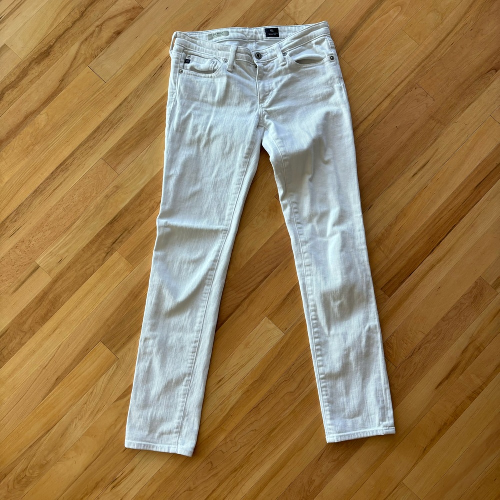 AG white jeans EUC